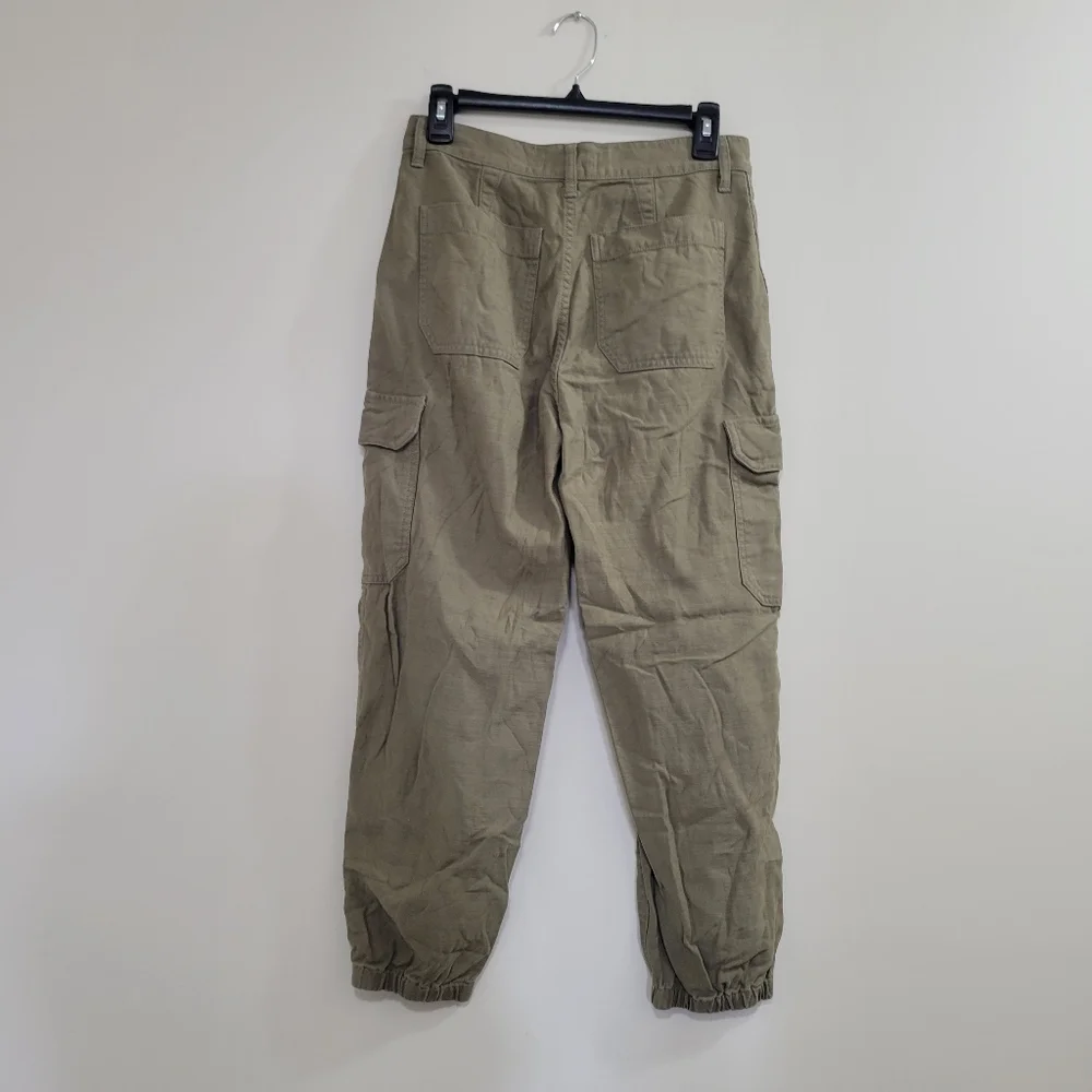 Madewell High-Rise Cargo Fatigue Pants 25 green - Picture 6 of 6